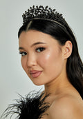 Crystal Bride Crown abas100-1 - Bridal Accessories - Istanbul Fashion Center