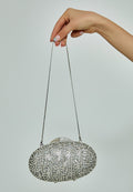 Women's Clutch Solid Color Crystal Stone Handbag abac018 - Bag - Istanbul Fashion Center