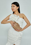 Women's Clutch Solid Color Crystal Stone Handbag abaexc003 - Bag - Istanbul Fashion Center