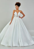 Sleeveless Maxi Tulle Regular Wedding Dress abb23065 - Wedding Dress - Istanbul Fashion Center