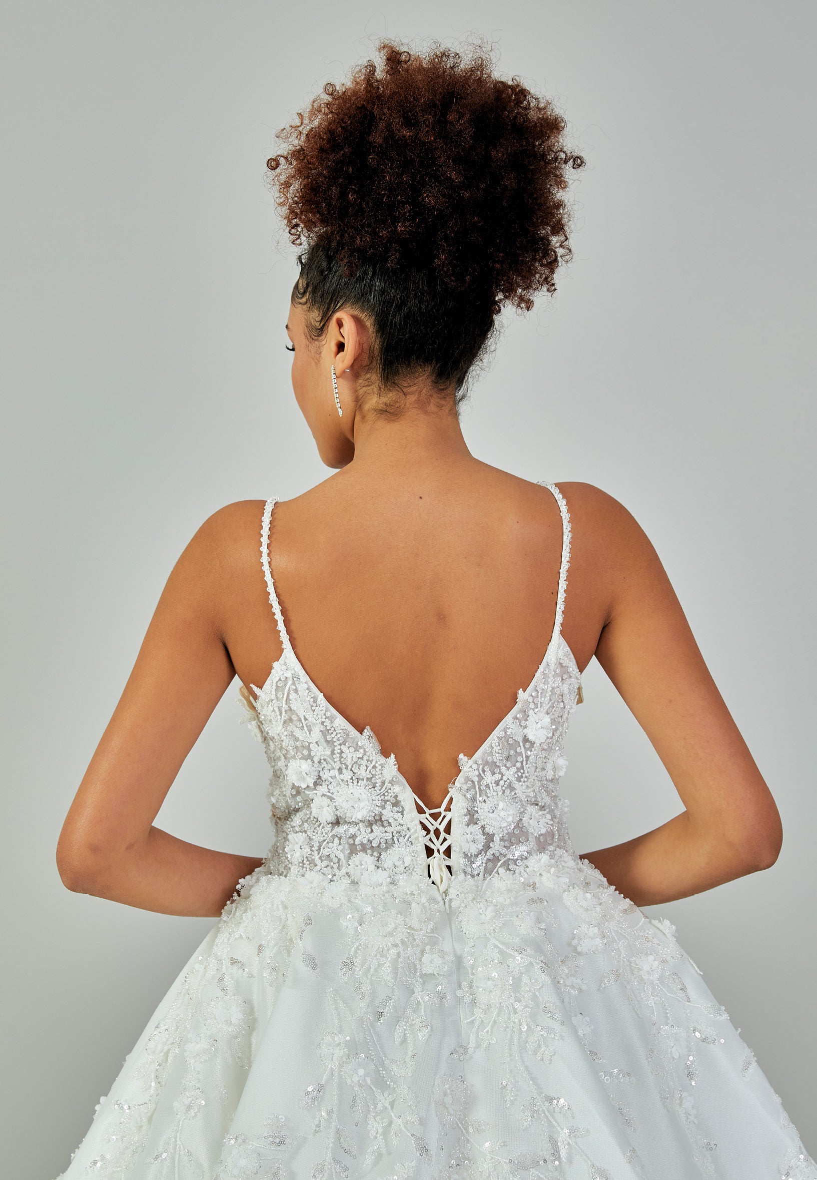 Sleeveless Maxi Tulle Regular Wedding Dress abb23065 - Wedding Dress - Istanbul Fashion Center