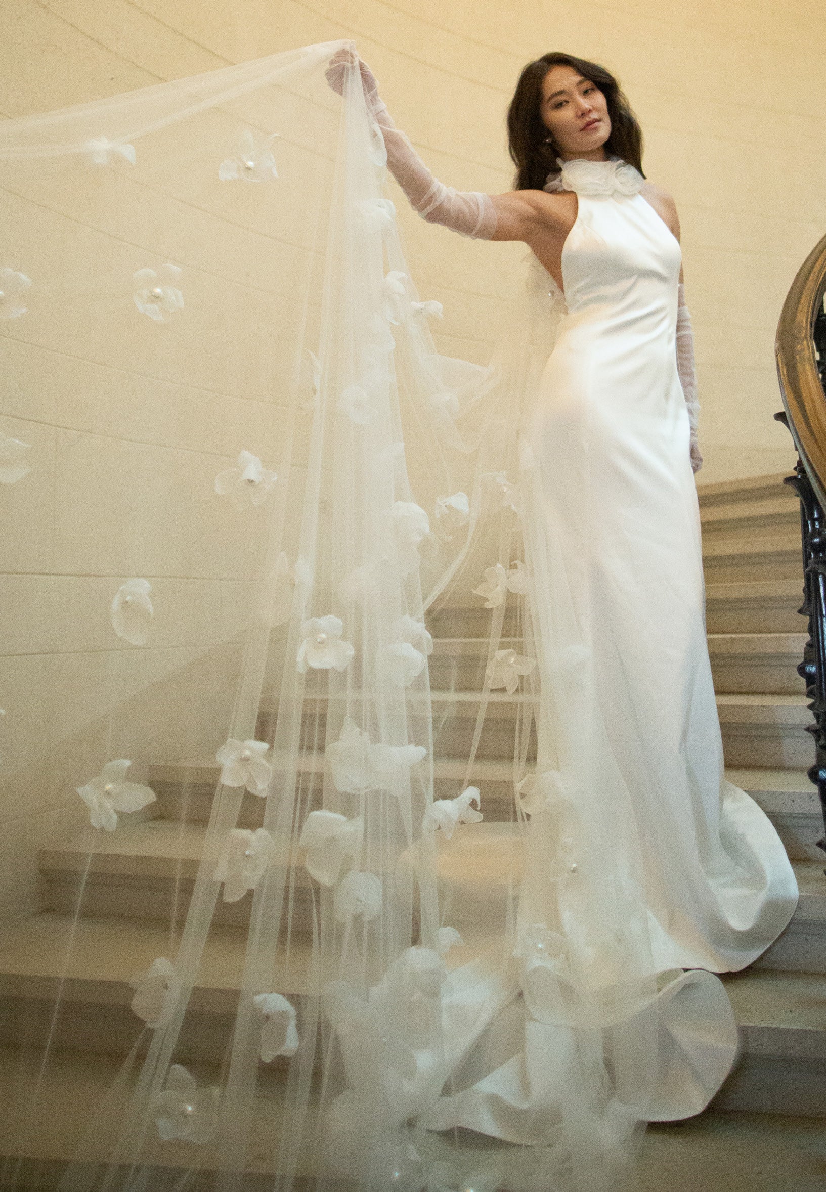 Sleeveless Maxi Satin Regular Wedding Dress sodmodel-3 - Wedding Dress - Istanbul Fashion Center