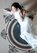 Sleeveless Maxi Satin Regular Wedding Dress sodmodel-3 - Wedding Dress - Istanbul Fashion Center