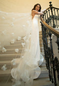 Sleeveless Maxi Satin Regular Wedding Dress sodmodel-3 - Wedding Dress - Istanbul Fashion Center