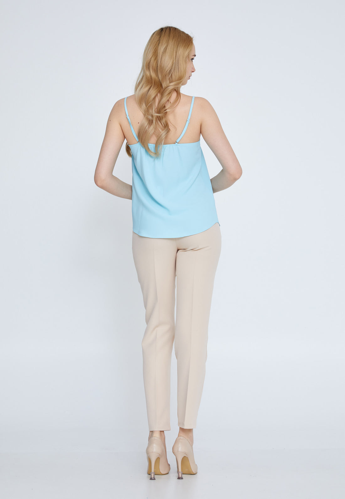 Sleeveless Solid Color Regular Blouse carca-0106 - Blouse - Istanbul Fashion Center