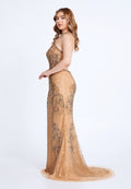 Sleeveless Maxi Tulle Mermaid Regular Wedding Guest Dress mti1407 - Wedding Guest Dress - Istanbul Fashion Center