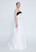 Strapless Maxi Polyester A - Line Regular Prom Dress ins3117 - Prom Dress - Istanbul Fashion Center