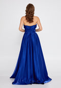 Strapless Maxi Polyester A - Line Regular Prom Dress ins3117 - Prom Dress - Istanbul Fashion Center