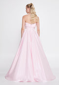 Strapless Maxi Polyester A - Line Regular Prom Dress ins3117 - Prom Dress - Istanbul Fashion Center