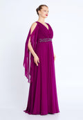 Sleeveless Maxi Viscose Column Plus Size Wedding Guest Dress drd6021 - Wedding Guest Dress - Istanbul Fashion Center