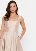 Sleeveless Midi Polyester A - Line Regular Prom Dress drd6098 - Prom Dress - Istanbul Fashion Center