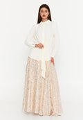 Long Sleeve Chiffon Geometric Regular Two-Piece Outfit dwn65066 - Two-Piece Outfit - Istanbul Fashion Center
