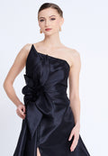 Strapless Maxi Polyester A - Line Regular Prom Dress aln1815 - Prom Dress - Istanbul Fashion Center