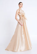 Strapless Maxi Polyester A - Line Regular Prom Dress aln1815 - Prom Dress - Istanbul Fashion Center