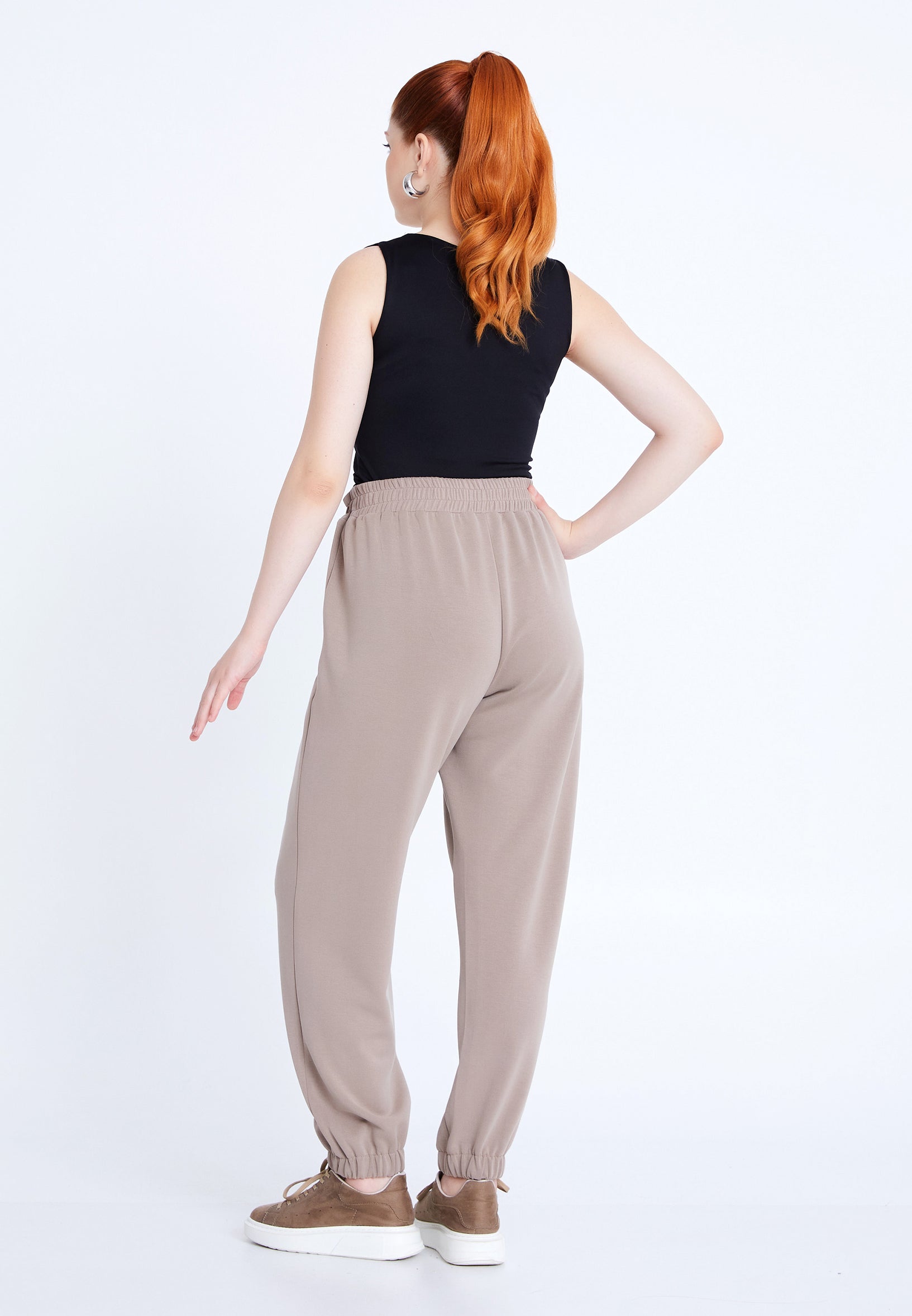 Jogger Plus Size Pants kas25kf501 - Pants - Istanbul Fashion Center