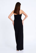 Strapless Maxi Viscose Column Regular Wedding Guest Dress syj0061 - Wedding Guest Dress - Istanbul Fashion Center