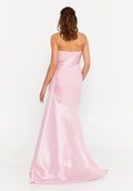 Strapless Maxi Crepe Mermaid Regular Wedding Guest Dress hot5245 - Wedding Guest Dress - Istanbul Fashion Center