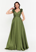 Sleeveless Maxi Polyester A - Line Regular Prom Dress aln1837 - Prom Dress - Istanbul Fashion Center