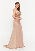 Strapless Maxi Viscose Mermaid Regular Wedding Guest Dress stn5263 - Wedding Guest Dress - Istanbul Fashion Center