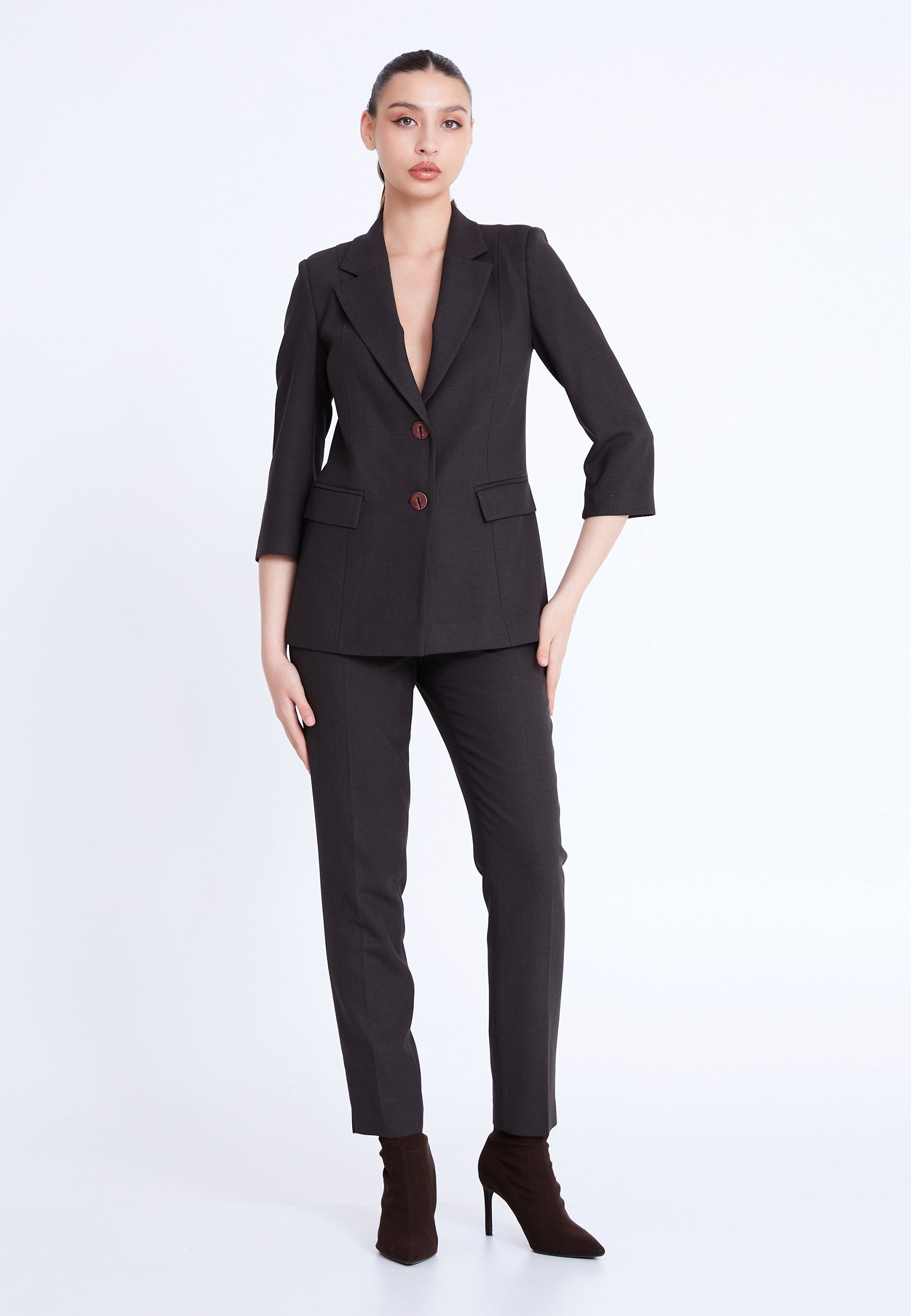 Long Sleeve Regular Suit mrk344-41054 - Suit - Istanbul Fashion Center