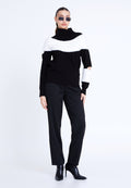 Long Sleeve Knitwear Solid Color Regular Sweater imz24k11020 - Sweater - Istanbul Fashion Center