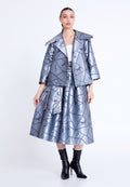 Mid-Length Polyester Patterned Regular Jacket imz24k5186 - Jacket - Istanbul Fashion Center