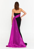 Strapless Maxi Crepe Mermaid Regular Wedding Guest Dress hot5245 - Wedding Guest Dress - Istanbul Fashion Center