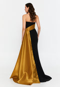 Strapless Maxi Crepe Mermaid Regular Wedding Guest Dress hot5245 - Wedding Guest Dress - Istanbul Fashion Center