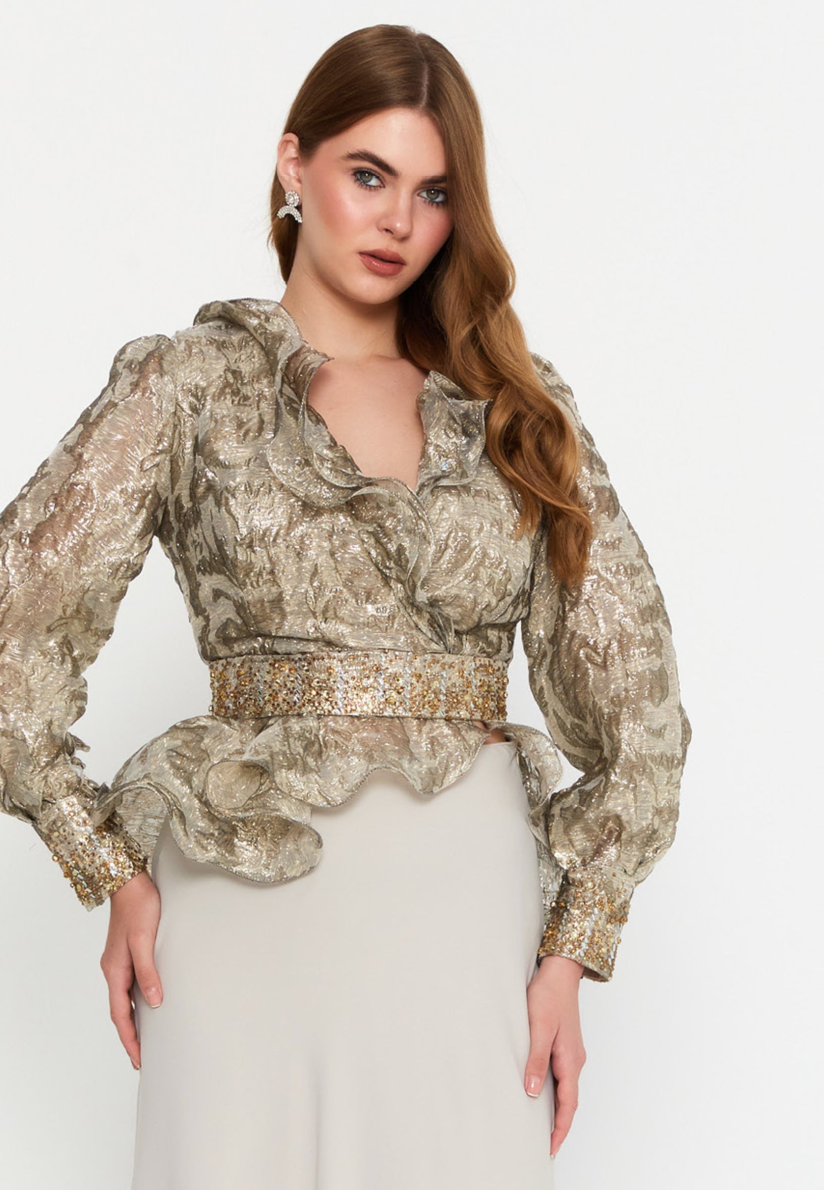 Long Sleeve Polyester Patterned Regular Two-Piece Outfit dwn65218 - Two-Piece Outfit - Istanbul Fashion Center