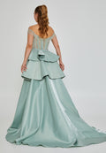 Off Shoulder Maxi Sequin Regular Engagement Dress dns3257 - Engagement Dress - Istanbul Fashion Center