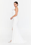 Strapless Maxi Viscose Mermaid Regular Wedding Guest Dress aln1840 - Wedding Guest Dress - Istanbul Fashion Center