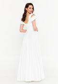 Sleeveless Maxi Polyester A - Line Regular Prom Dress aln1845 - Prom Dress - Istanbul Fashion Center