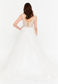 Sleeveless Maxi Tulle A - Line Regular Prom Dress aln1881 - Prom Dress - Istanbul Fashion Center