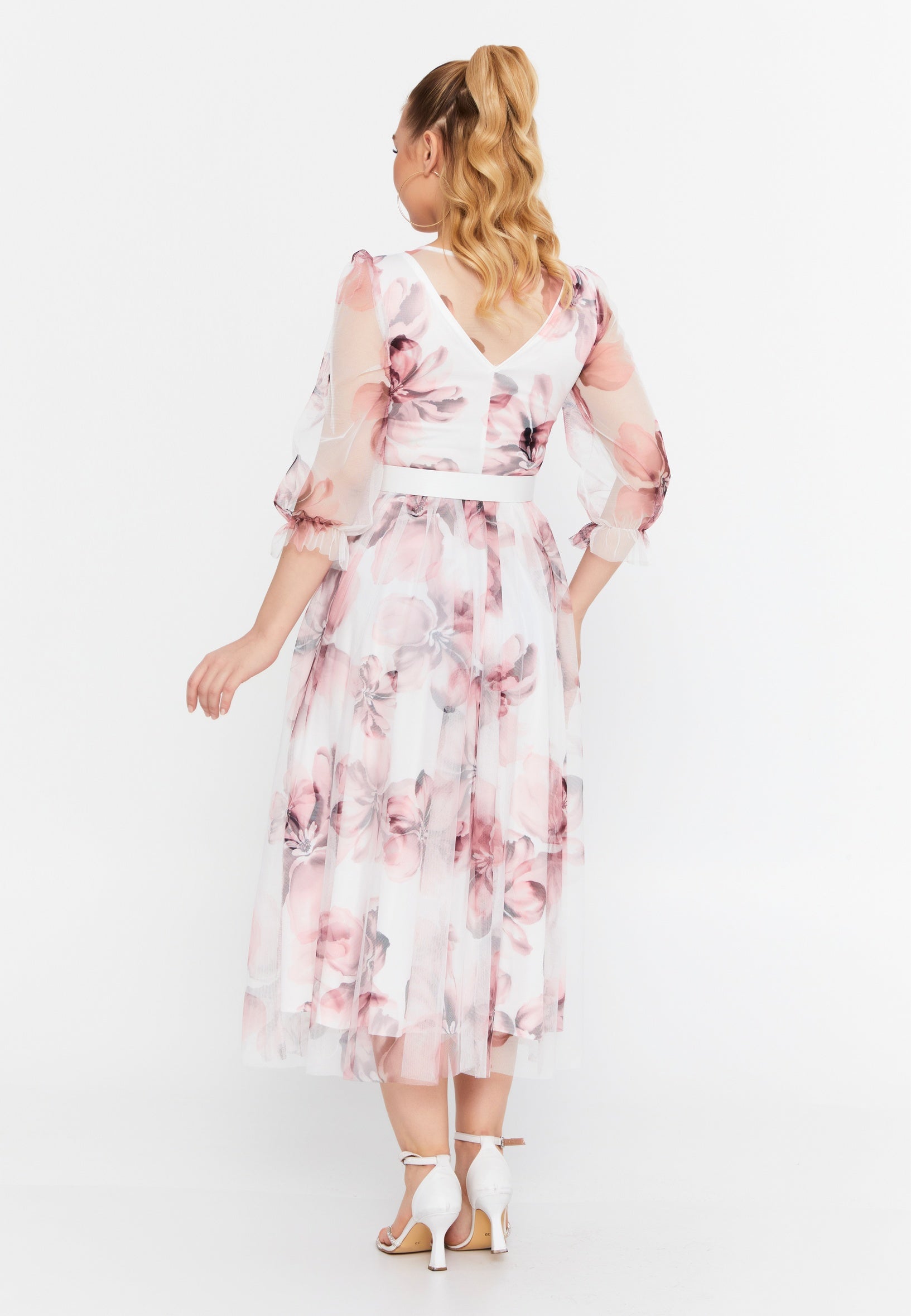 Mid-Length Midi Tulle Column Regular Casual Dress rct4732 - Casual Dress - Istanbul Fashion Center