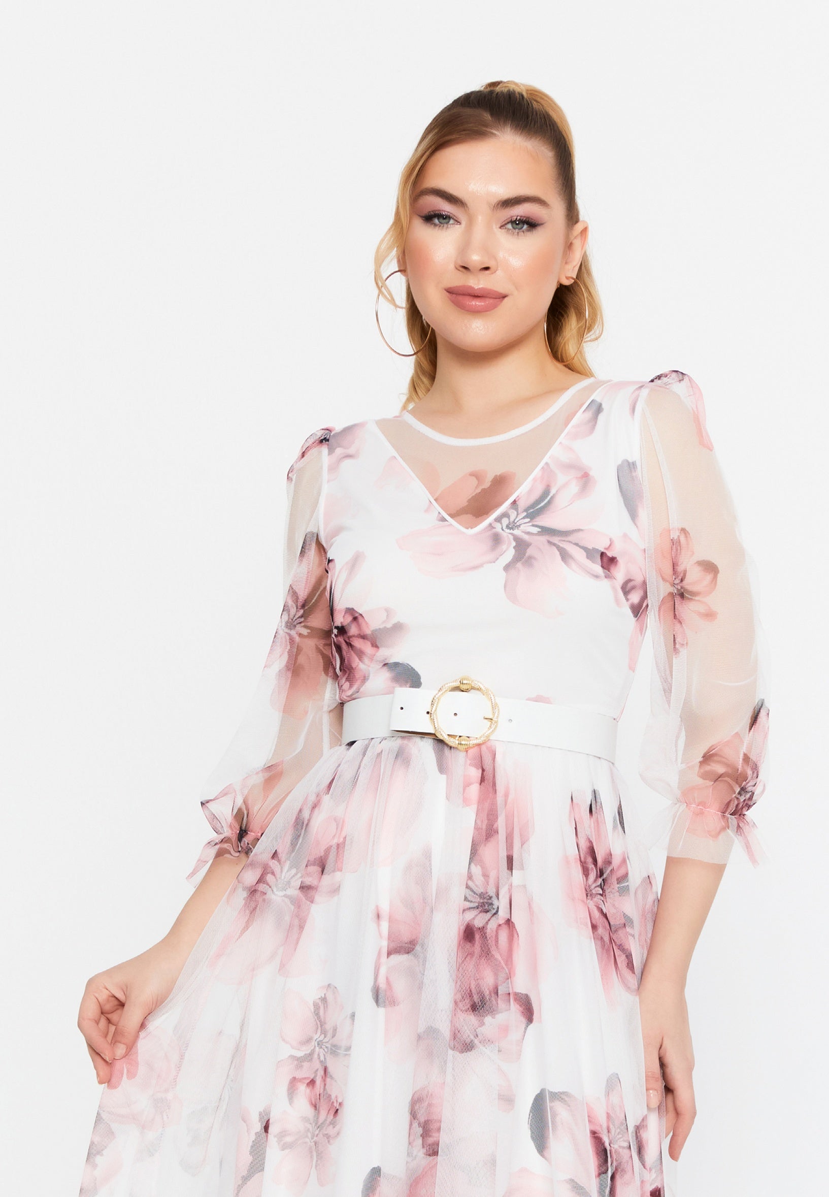 Mid-Length Midi Tulle Column Regular Casual Dress rct4732 - Casual Dress - Istanbul Fashion Center