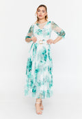 Mid-Length Midi Tulle Column Regular Casual Dress rct4732 - Casual Dress - Istanbul Fashion Center