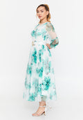 Mid-Length Midi Tulle Column Regular Casual Dress rct4732 - Casual Dress - Istanbul Fashion Center