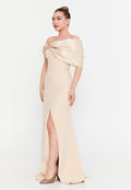 Off Shoulder Maxi Viscose Mermaid Regular Wedding Guest Dress hot5135 - Wedding Guest Dress - Istanbul Fashion Center