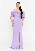 Sleeveless Maxi Lycra Mermaid Regular Wedding Guest Dress swr5629 - Wedding Guest Dress - Istanbul Fashion Center