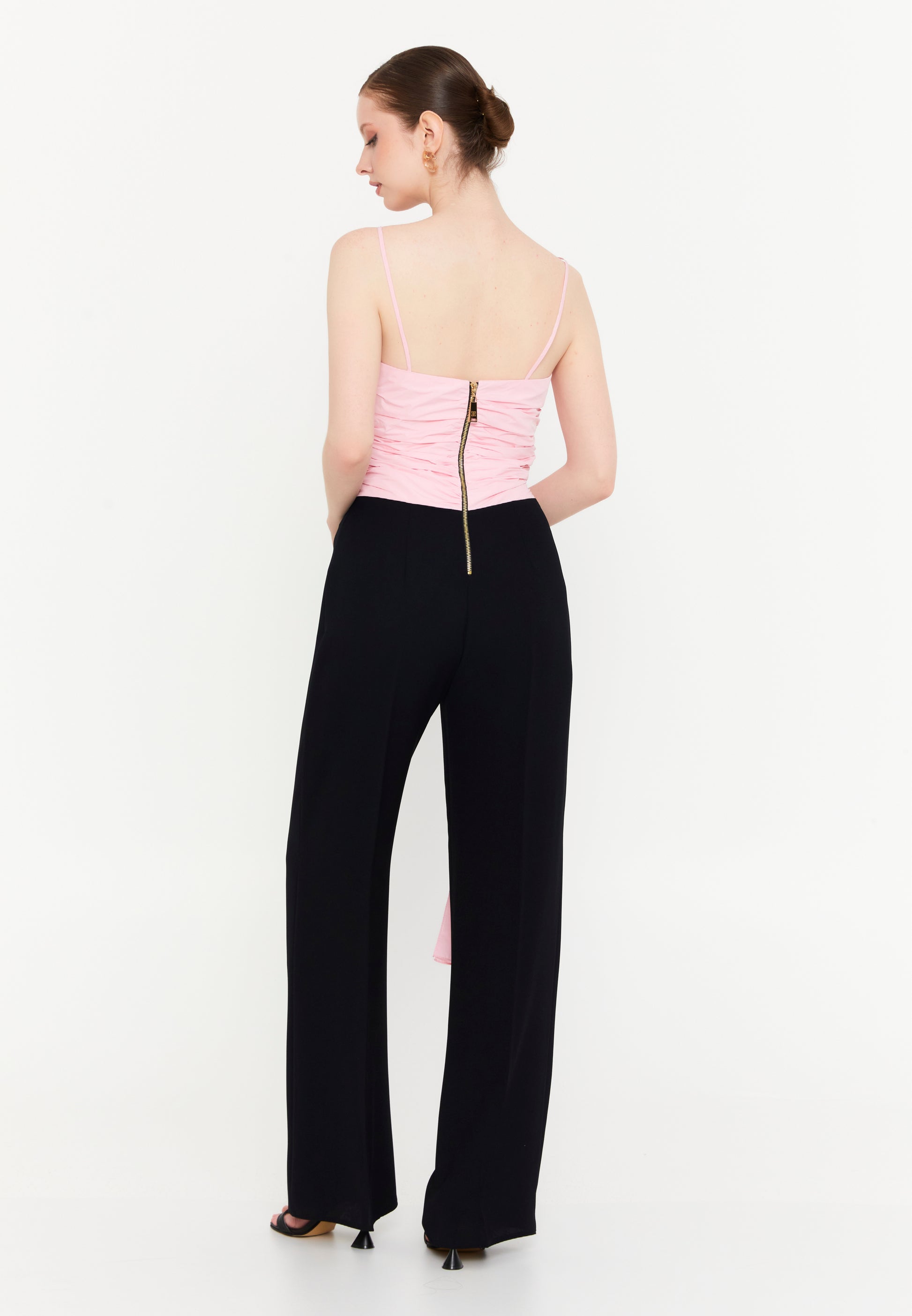 Sleeveless Viscose Regular Fit Regular Evening Jumpsuit exp72457 - Evening Jumpsuit - Istanbul Fashion Center