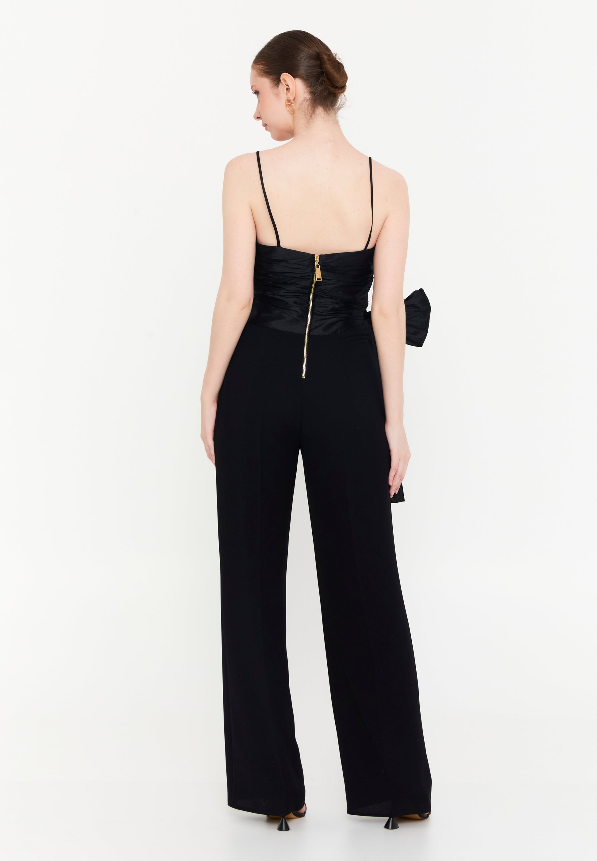 Sleeveless Viscose Regular Fit Regular Evening Jumpsuit exp72457 - Evening Jumpsuit - Istanbul Fashion Center