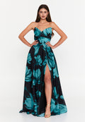 Strapless Maxi Polyester Column Regular Wedding Guest Dress srf8381 - Wedding Guest Dress - Istanbul Fashion Center