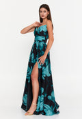 Strapless Maxi Polyester Column Regular Wedding Guest Dress srf8381 - Wedding Guest Dress - Istanbul Fashion Center