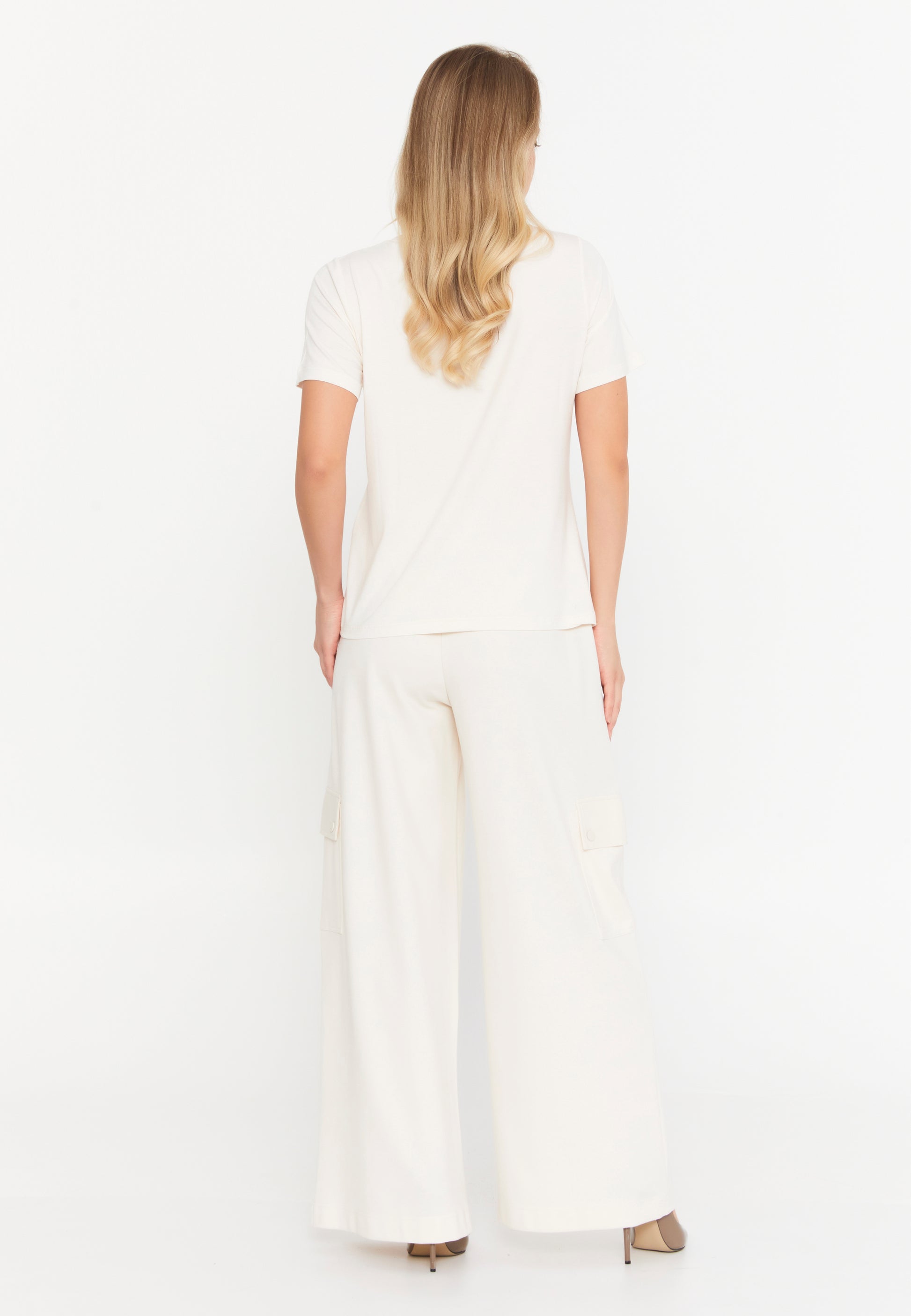 Short Sleeve Solid Color Regular Blouse blb25y1304 - Blouse - Istanbul Fashion Center