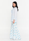 Long Sleeve Linen Geometric Regular Two-Piece Outfit dwn65506 - Two-Piece Outfit - Istanbul Fashion Center